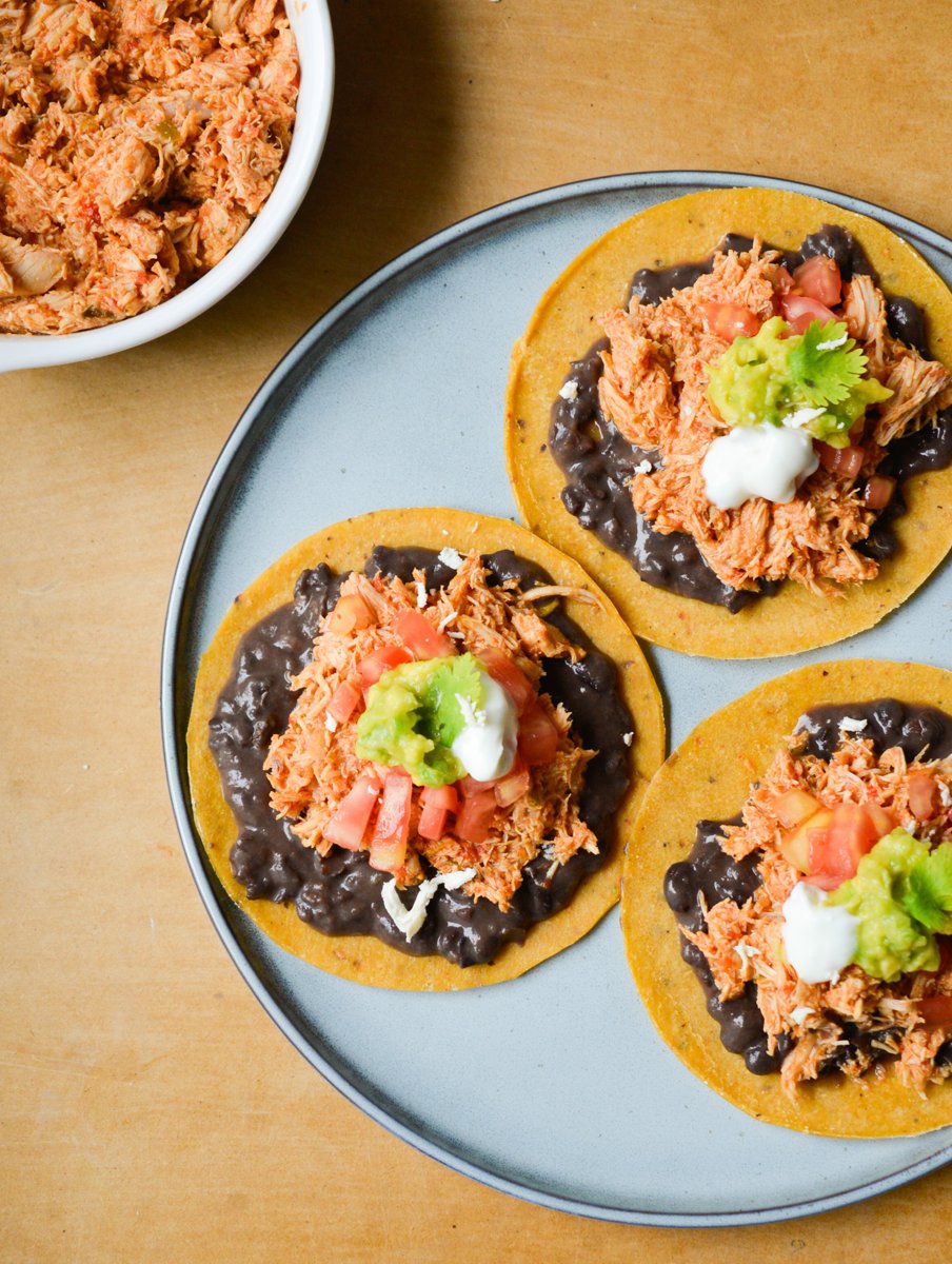 Chicken tostadas