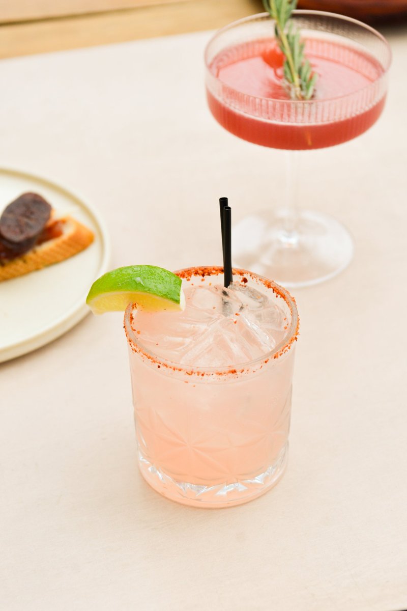 Cocktail with lemon