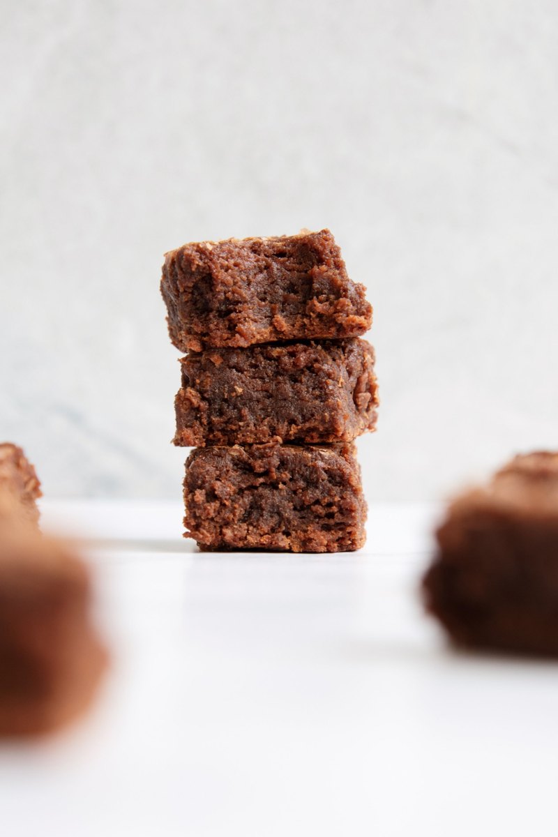 Stacked brownies